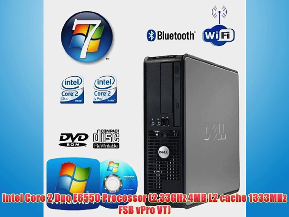 Dell OptiPlex 755 - Intel Core 2 Duo Processor E6550 2.33GHz (vPro) Processor - 500GB Hard