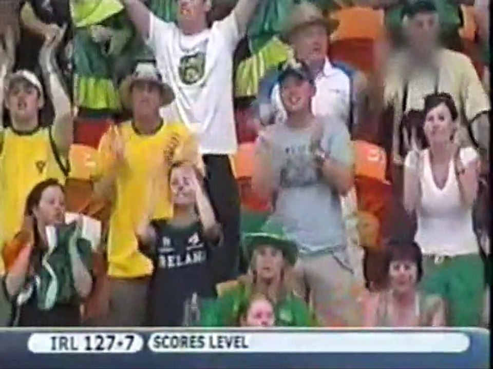 Ireland upset Pakistan 2007 Cricket World Cup