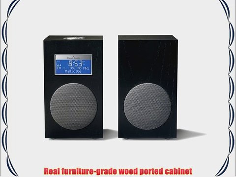 Tivoli Audio Model 10 M10CMB Stereo AM/FM Clock Radio with Separate Stereo Speaker Midnight
