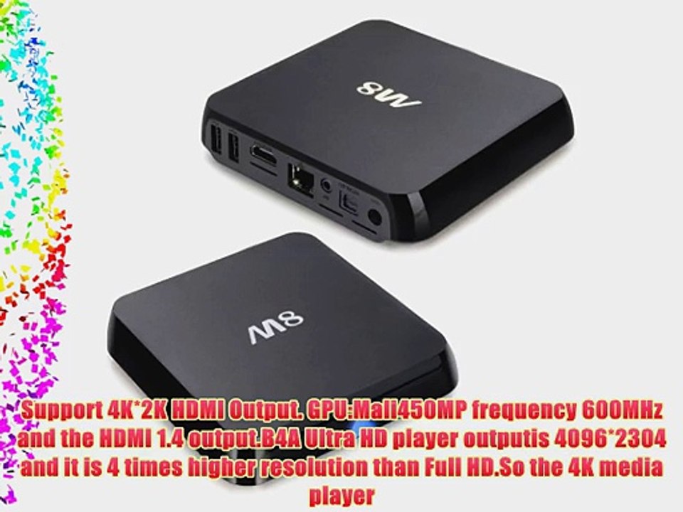 Keedox? M8 Android TV Amlogic S802 Quad Core 4.4 Kitkat Smart TV Box 2G/8G GPU 4K Hdmi XBMC