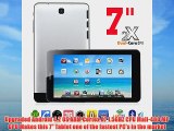 Kool(TM) Silver 7 Inch Phone Mobile Tablet Dual Core Android 4.2 AllWinner A23 ARM Cortex A7