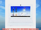 Moonar?10.1 VIA8880 Android 4.2 8GB Camera DUAL CORE Mini Notebook Netbooks Laptop (White)
