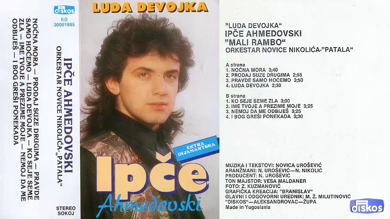 Ipce Ahmedovski - Luda devojka - (Audio 1992) - CEO ALBUM