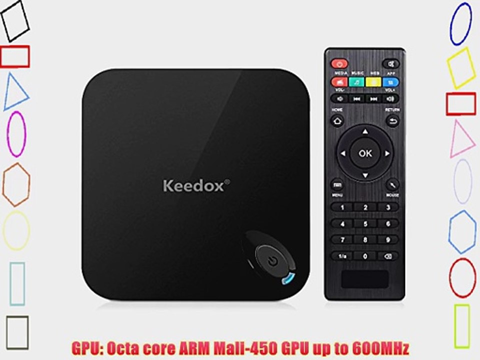 Keedox MXIII Amlogic Android 4.4.2 M82 S802 Quad Core Smart 4K TV Box Octa-Core GPU Miracast