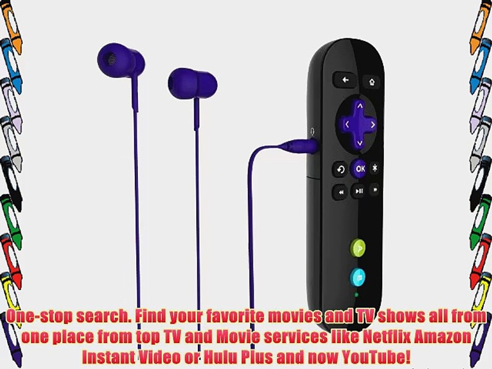 Roku 3 Streaming Media Player Bundle with High-Speed HDMI Cable (6 Feet / 1.8 meters)