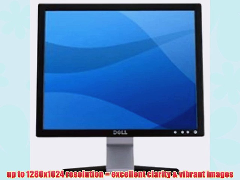 Dell 17-inch Black Flat Panel LCD Monitor E178FP