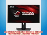 Asus ROG Swift PG278Q 27 inch Widescreen LED Monitor (2560x1440 USB 3.0 NVIDIA 3D 144Hz 1ms)