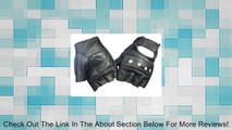 Black Leather Fingerless Motorcycle Biker Glove - Leatherbull (Free U.S. Shipping) Review