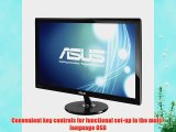 Asus VS278Q 27-inch Widescreen Multimedia LED Monitor - Black (1920x1080 1ms VGA Display Port