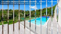 Location vacances - maison/villa - CANNES (06400) - 7 pièces - 375m²