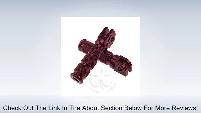 Foot Pegs - Front Rider - Yamaha YZF R6 03-08, R6s 06-08, R1 04-08 - Red Review