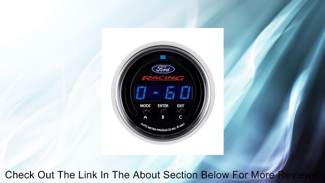 Auto Meter 880089 2 D-Pic Acceleration Gauge for Ford Racing Review