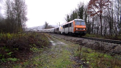 Acheminement TGV NOL 3313/14 par la BB 26101