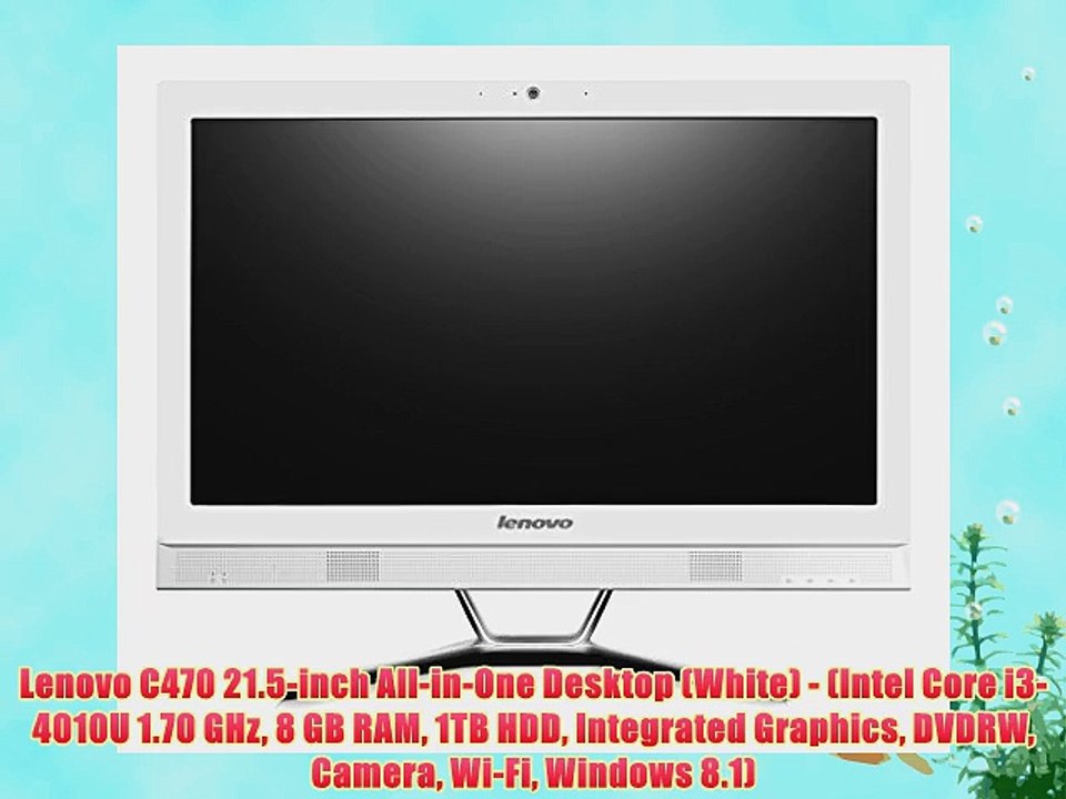 Lenovo C470 21.5-inch All-in-One Desktop (White) - (Intel Core i3-4010U 1.70 GHz 8 GB RAM 1TB