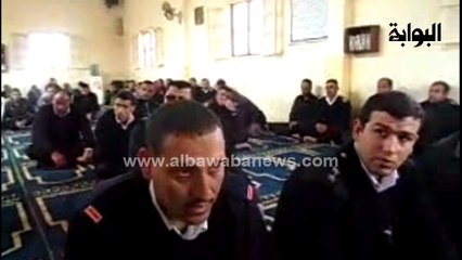 سكرتير وحكمدار جنوب سيناء يؤديان صلاة الجمعة مع قوات الأمن