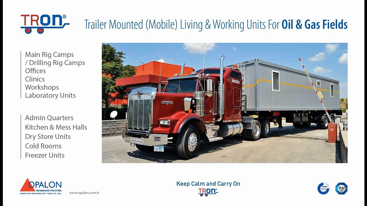 OPALON Prefabricated Rig Drilling Camp Mobile Container TRON