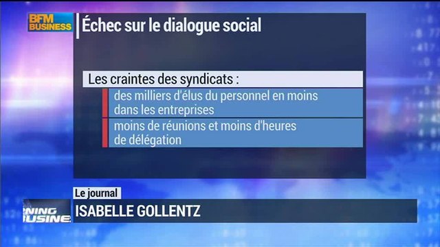 Echec sur le dialogue social : les craintes des syndicats