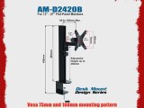 Arrowmounts AM-D2420 Desktop Mount for 13 to 24 Inch Flat Panel TVs AM-D2420/13-24 Black