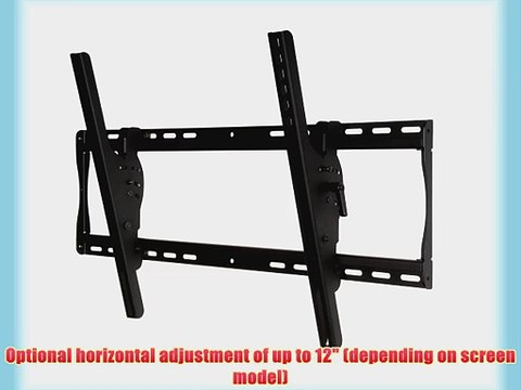 Peerless ST650P Tilt Wall Mount for 37 to 75-inch Displays Black