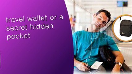 Passport Holder RFID Neck Stash Pouch