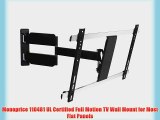 Monoprice 110481 UL Certified Full Motion TV Wall Mount for Most Flat Panels