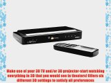 VEFXi 3D-Bee Platinum 2D-To-3D Realtime Video Converter (Black)