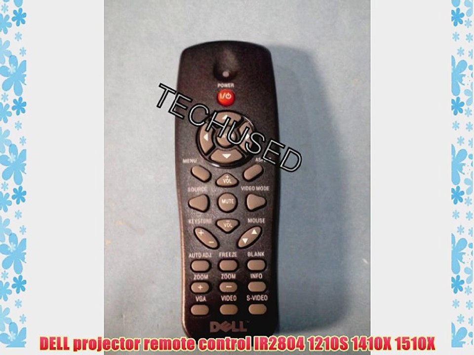 DELL projector remote control IR2804 1210S 1410X 1510X