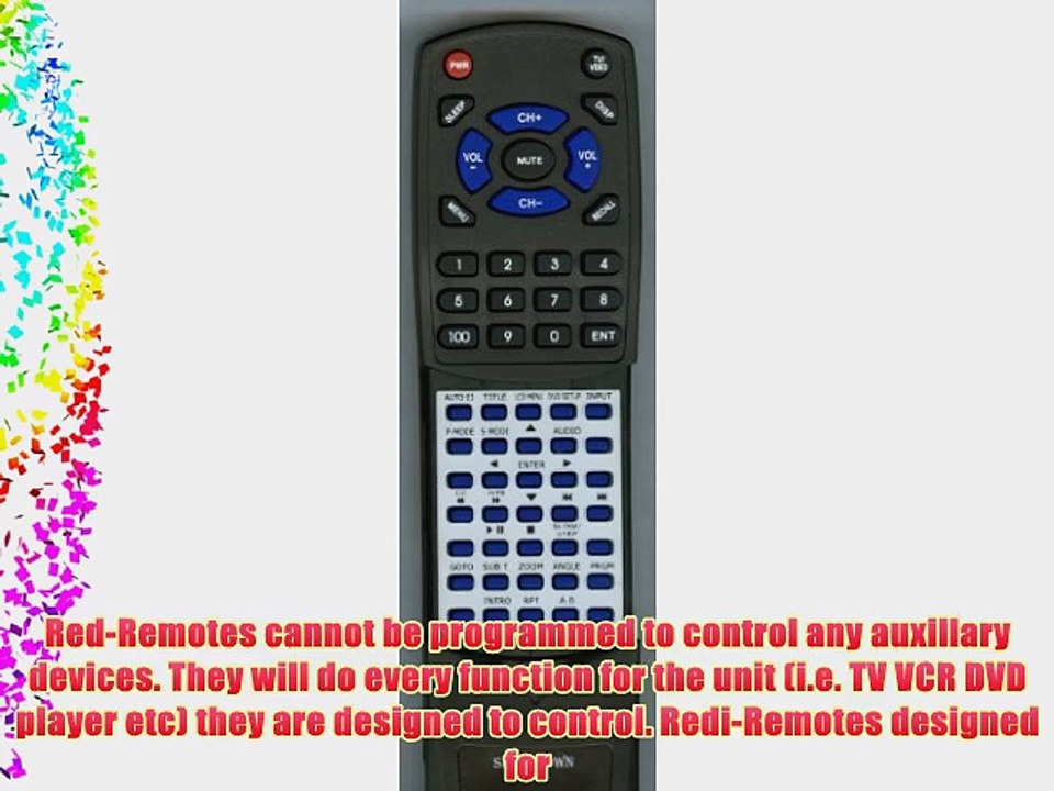 NAXA Replacement Remote Control for NX555 NX551 NX553 NX563 NX550 GREY NX546