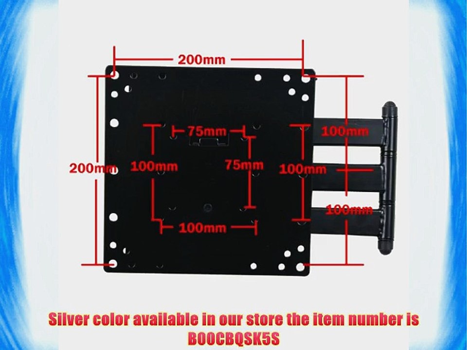 VideoSecu Articulating Arm Tilt Swivel TV Wall Mount For Samsung UN26D4003BD LN32D450 UN32EH4000