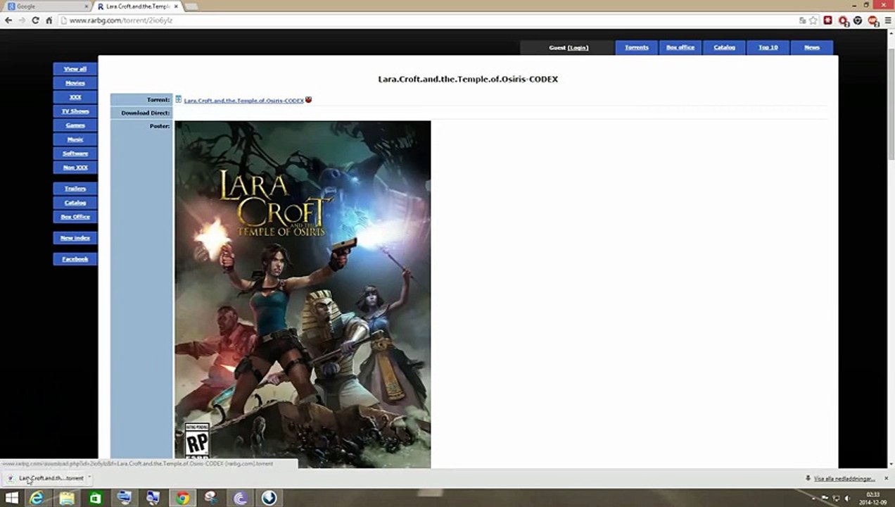 How to download and install . LARA CROFT AND THE TEMPLE OF OSIRIS™ on pc