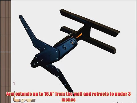 Full Motion Swing Out Tilt and Swivel Articulating TV Wall Mount Arm up to 400x400 VESA Fit
