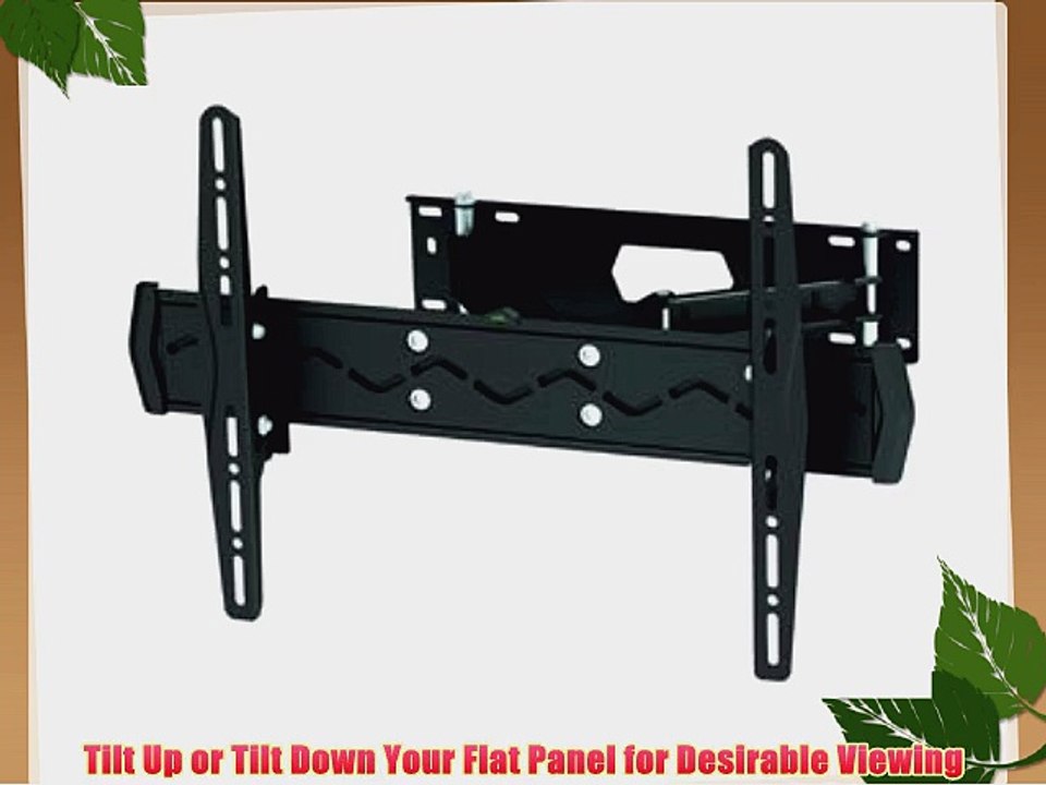Tilt and Swivel Adjustable Dual Arm Slim WALL MOUNT for LED LCD Plasma TV HDTV 46-60 inch (up