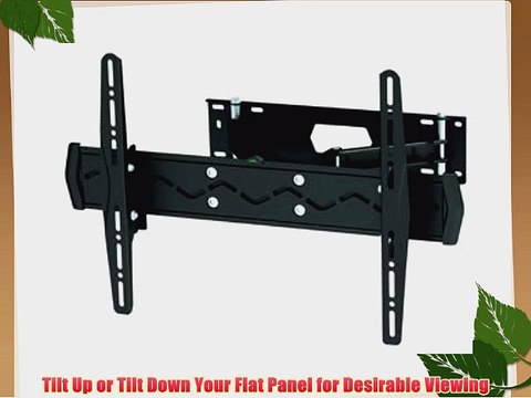 Tilt and Swivel Adjustable Dual Arm Slim WALL MOUNT for LED LCD Plasma TV HDTV 46-60 inch (up