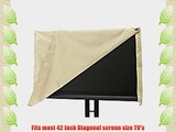 42 Inch Outdoor TV Cover (Full Flip Top Cover) - 12 sizes available