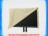 32 Inch Outdoor TV Cover (Full Flip Top Cover) - 12 sizes available