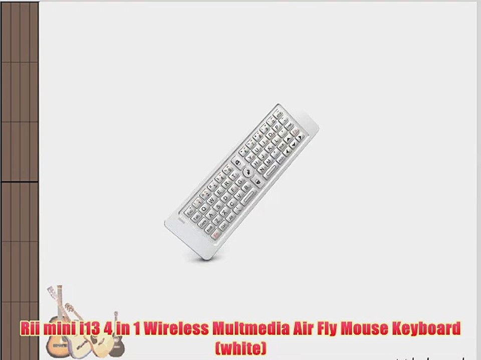 Rii mini i13 4 in 1 Wireless Multmedia Air Fly Mouse Keyboard (white)