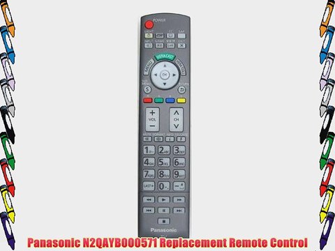 Panasonic N2QAYB000571 Replacement Remote Control