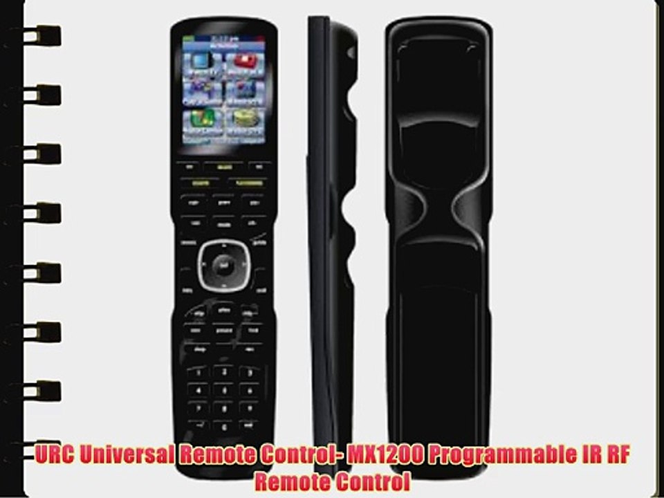 URC Universal Remote Control- MX1200 Programmable IR RF Remote Control