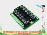 12V 12 Channel RF Switch Relay 1000 meter Remote Control 315Mhz for Light