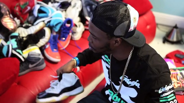 Curren y Compares Cars and Kicks in His Garage