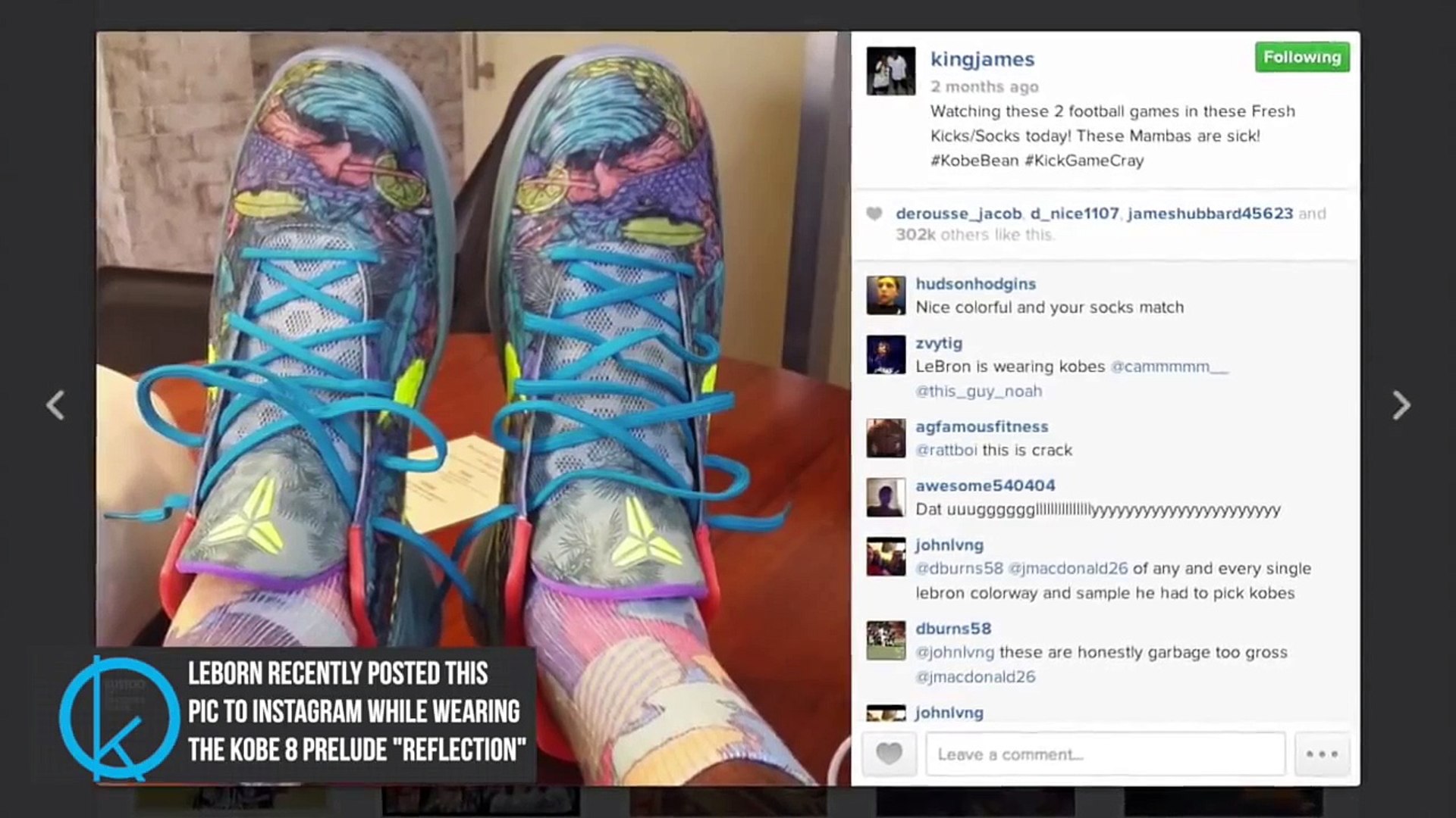 every kobe shoe