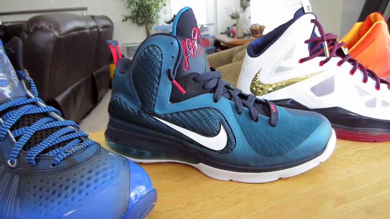 Nike Lebron James 1 - 11 Shoe Collection plus Signature Models plus Elite - Lows - EXT and More! - YouTube