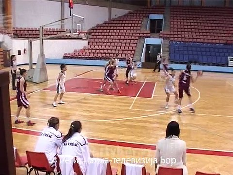 Borske košarkašice dočekuju beogradski Partizan, 23. januar 2015. (RTV Bor)