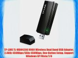 TP-LINK TL-WDN4200 N900 Wireless Dual Band USB Adapter 2.4GHz 450Mbps/5Ghz 450Mbps One-Button