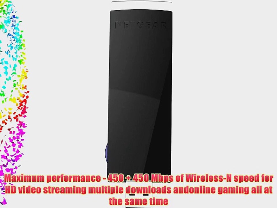NETGEAR N900 Dual Band Wi-Fi USB Adapter (WNDA4100)