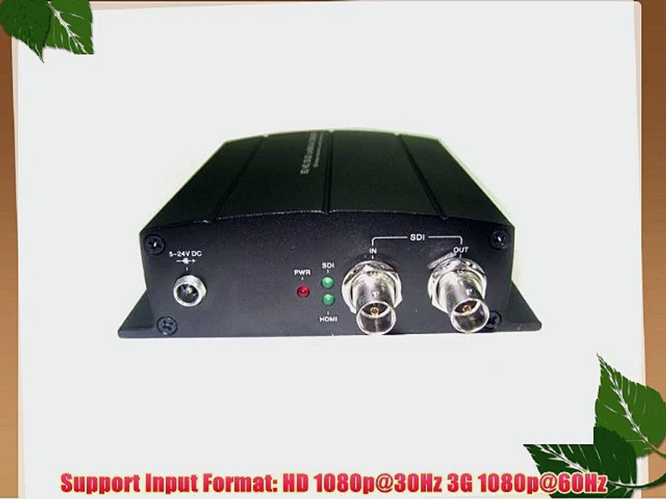 HDVD 1080p High Quality SD/3G/HD SDI to HDMI/AV Converter