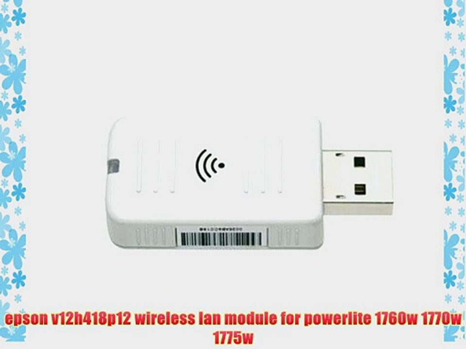 epson v12h418p12 wireless lan module for powerlite 1760w 1770w 1775w