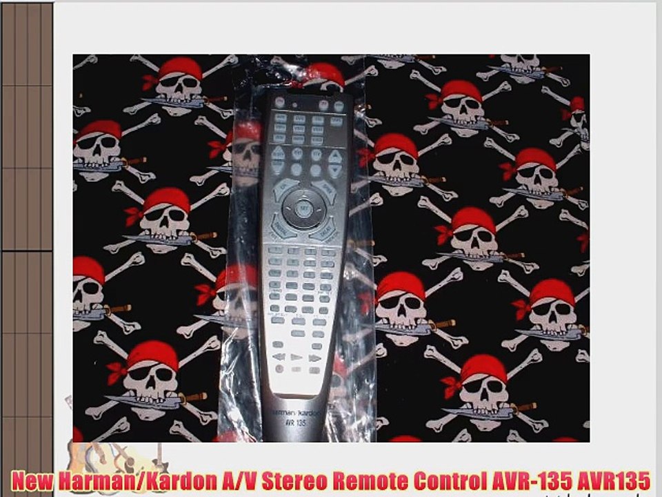 New Harman/Kardon A/V Stereo Remote Control AVR-135 AVR135