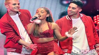 Ariana Grande And Big Sean Performs In Matching Outfits At Jingle Ball 2014