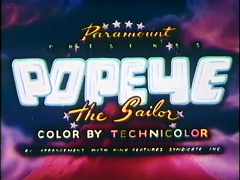 Popeye - I Don't Scare 1956